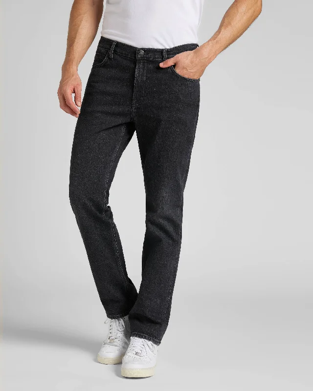 Lee West Relaxed Straight Mens Jeans - Rock Hip Men's Retro