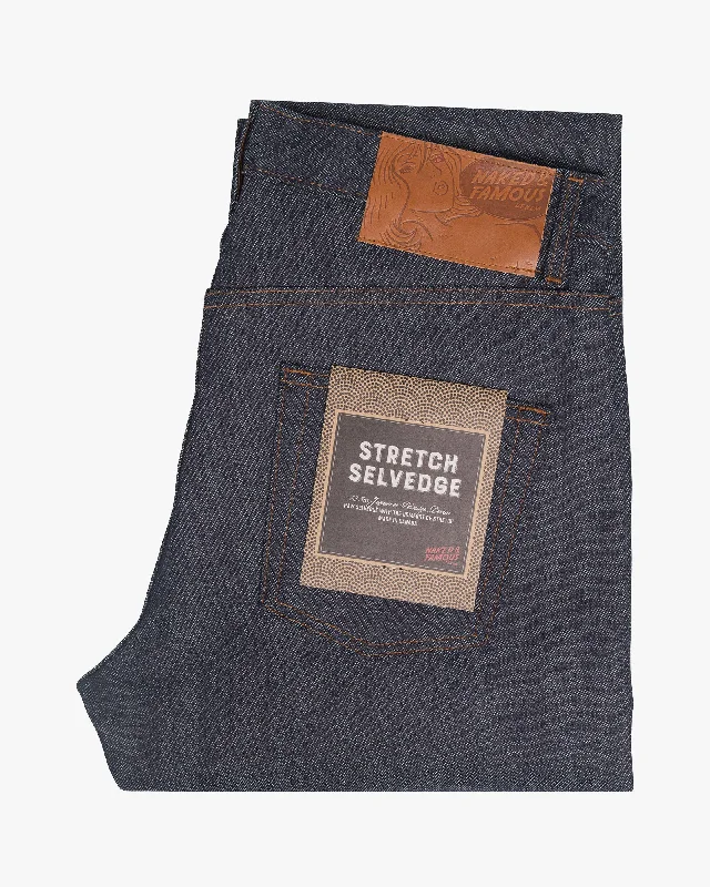 Naked & Famous Denim Easy Guy Relaxed Tapered Mens Jeans - Stretch Selvedge / Indigo Earthy Men's Hemp