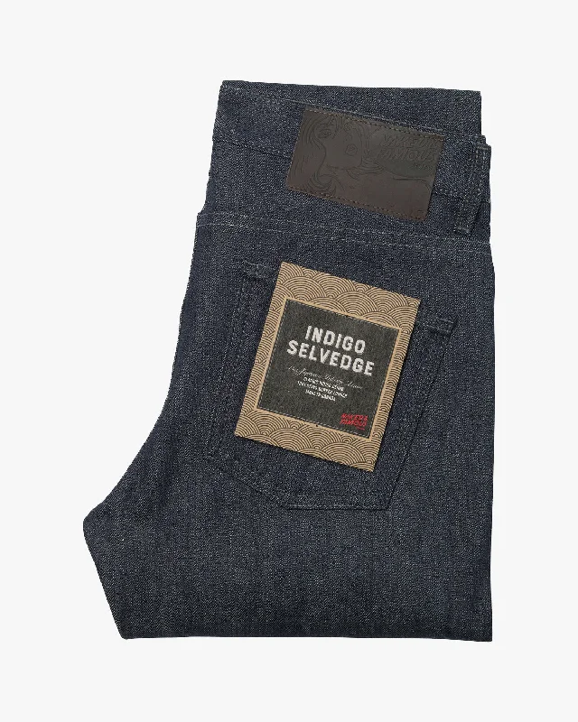 Naked & Famous Denim Super Guy Skinny Mens Jeans - Indigo Selvedge Casual Men's Short