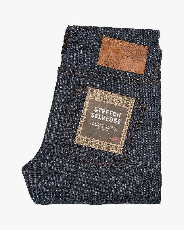 Naked & Famous Denim Super Guy Skinny Mens Jeans - Stretch Selvedge / Indigo Bold Men's Animal