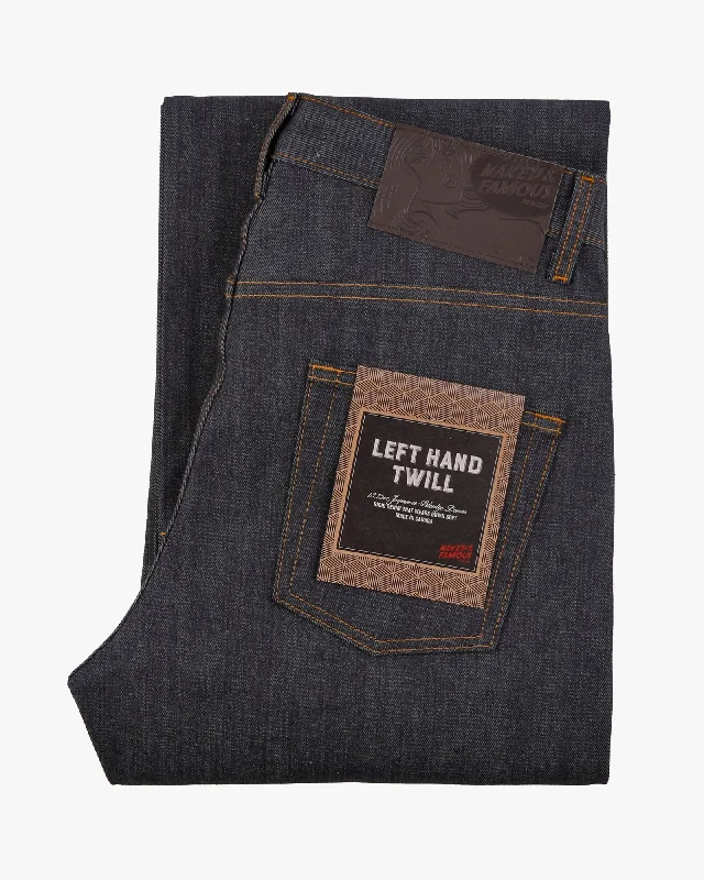 Naked & Famous Strong Guy Relaxed Straight Mens Jeans - Left Hand Twill Selvedge / Indigo Elegant Men's Formal 