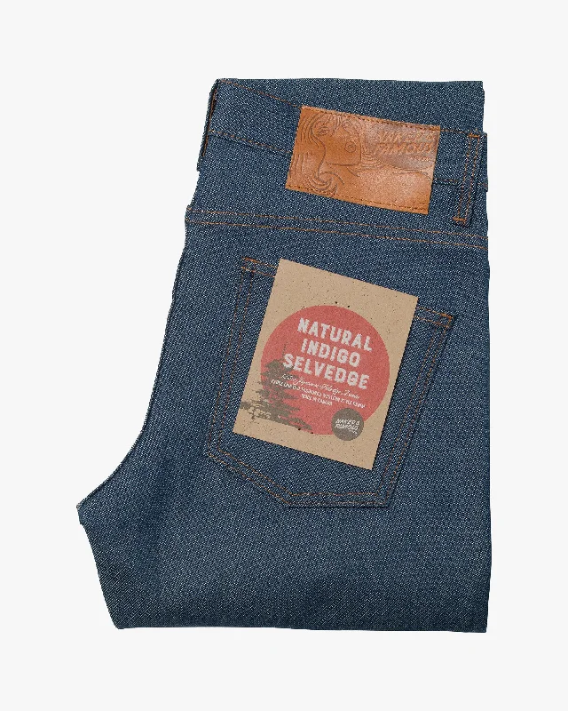 Naked & Famous Super Guy Skinny Mens Jeans - Natural Indigo Selvedge Cool Men's Distressed