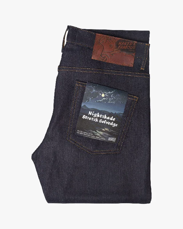 Naked & Famous Super Guy Skinny Mens Jeans - Nightshade Stretch Selvedge / Indigo Traditional Men's Country