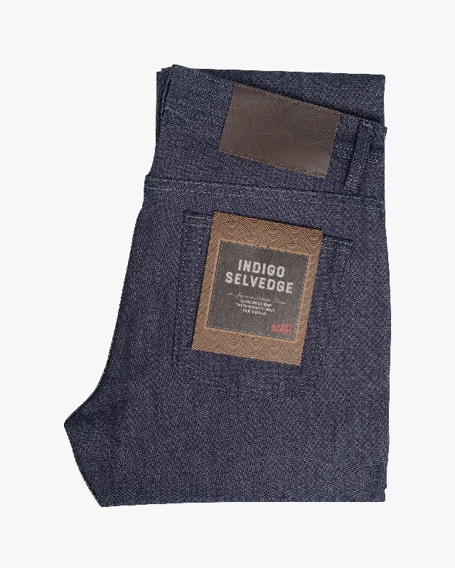 Naked & Famous Weird Guy Regular Tapered Mens Jeans - Indigo Selvedge Sharp Men's Italian